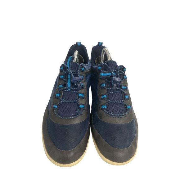 Lands End Women's 8.5 Navy Blue Lightweight Casual bungee closure Sneakers shoe - Picture 2 of 8